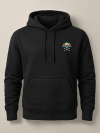 Skull Patch - Unisex Premium Hoodie Black S by inspire.inc