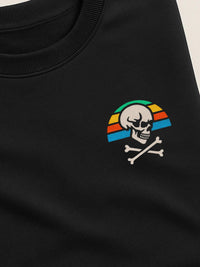 Skull Patch - Unisex Regular/Oversized Sweatshirt by inspire.inc