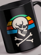 Skull Retro Sunset - Regular/Big Mug by inspire.inc