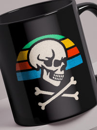 Skull Retro Sunset - Regular/Big Mug by inspire.inc
