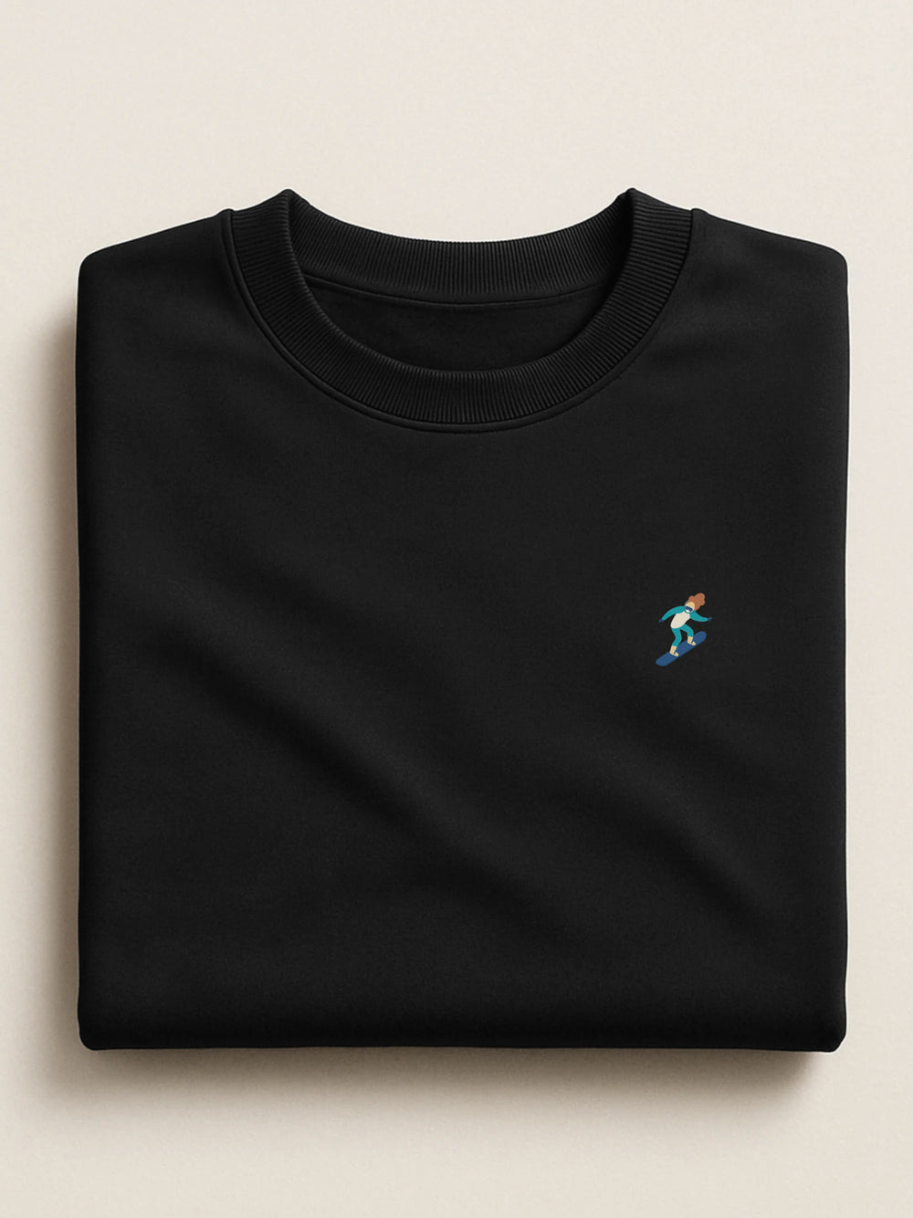 Down The Slopes Minis - Snowboard Pro W - Regular/Oversized Sweatshirt Regular Fit Black by inspire.inc