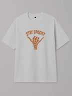 Stay Spooky - Regular/Oversized T-shirt Oversized White by inspire.inc