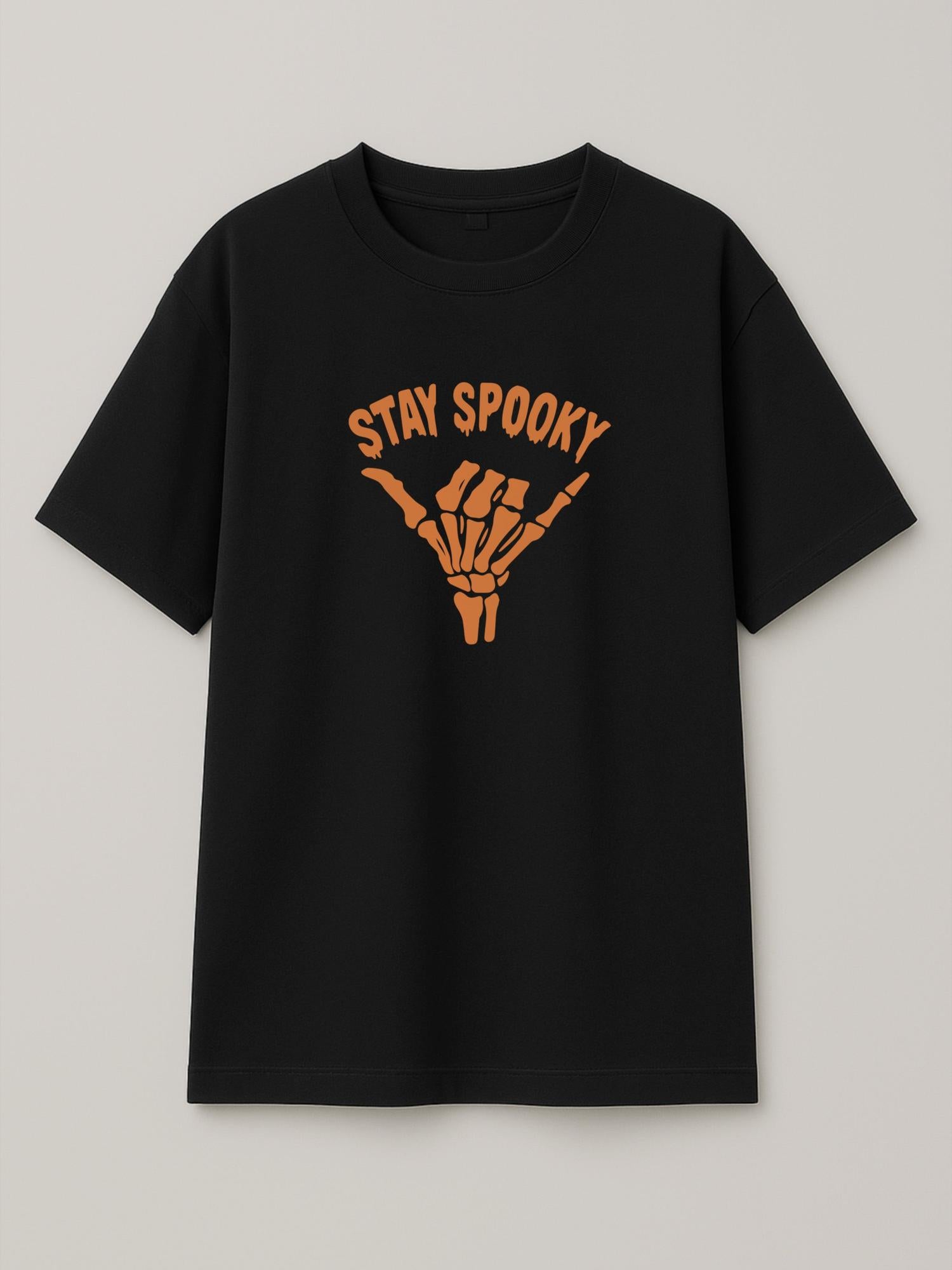 Stay Spooky - Regular/Oversized T-shirt Oversized Black by inspire.inc