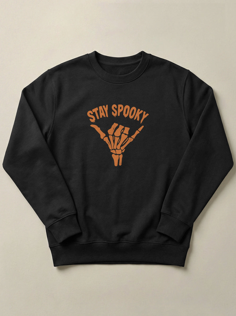 Stay Spooky - Regular/Oversized Sweatshirt Regular Fit Black by inspire.inc