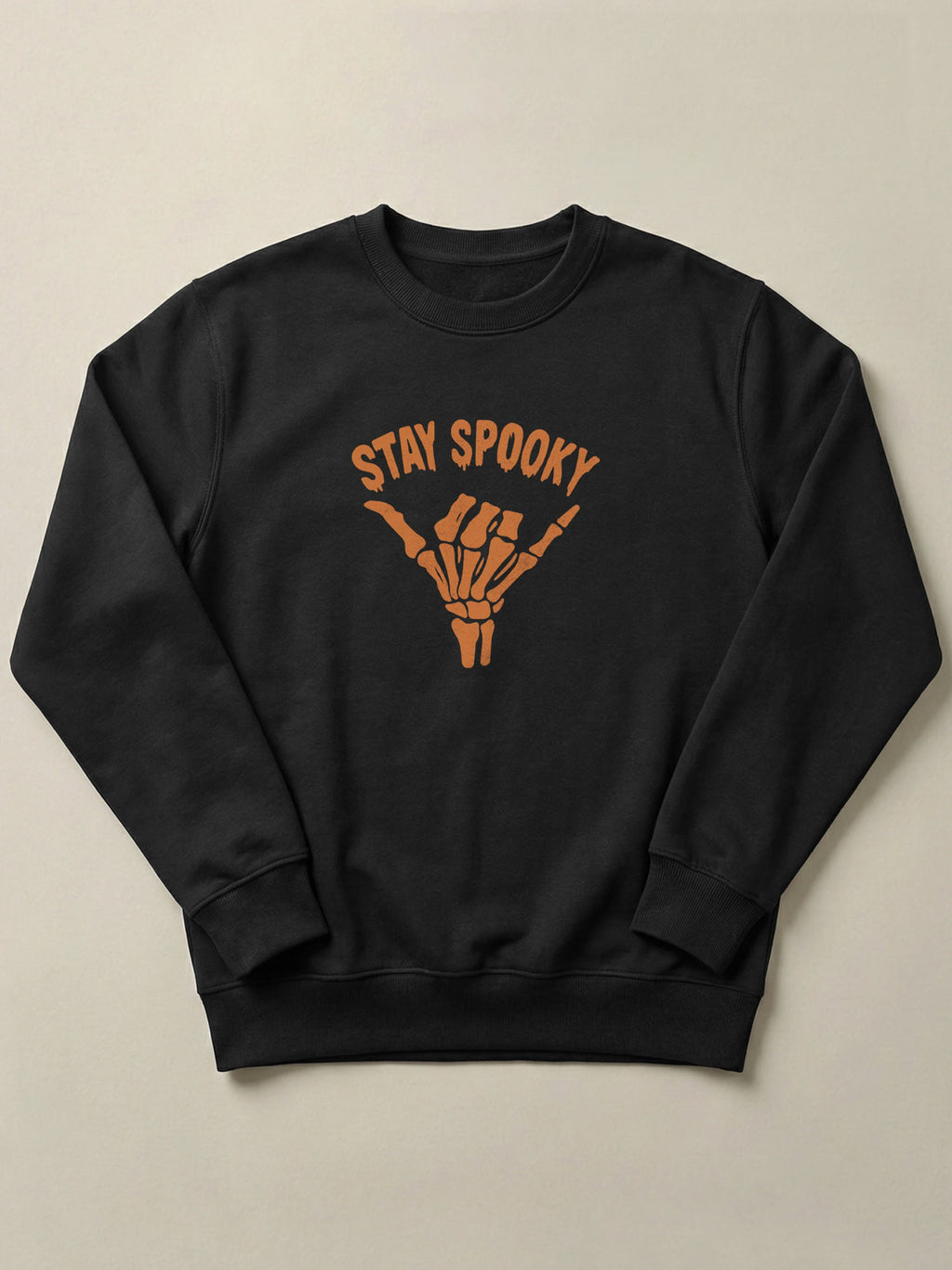 Stay Spooky - Regular/Oversized Sweatshirt Regular Fit Black by inspire.inc