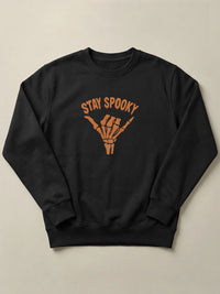 Stay Spooky - Regular/Oversized Sweatshirt Regular Fit Black by inspire.inc