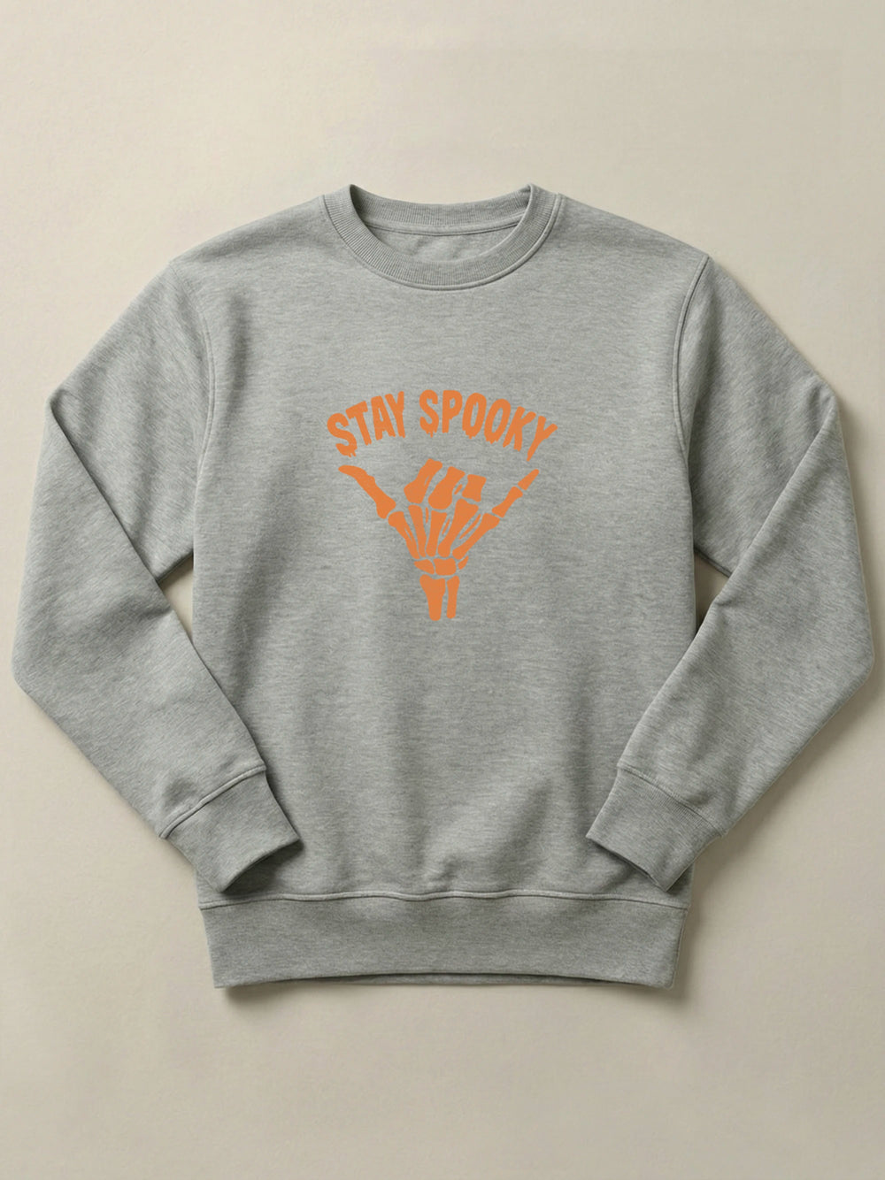 Stay Spooky - Regular/Oversized Sweatshirt Regular Fit Gray by inspire.inc