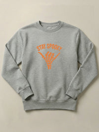 Stay Spooky - Regular/Oversized Sweatshirt Regular Fit Gray by inspire.inc