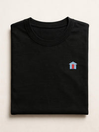 Summer Minis - Beach Cabin - Regular/Oversized T-shirt Oversized Black by inspire.inc