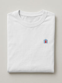 Summer Minis - Beach Cabin - Regular/Oversized T-shirt Oversized White by inspire.inc