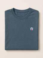 Summer Minis - Beach Cabin - Regular/Oversized T-shirt Oversized Heather Blue by inspire.inc