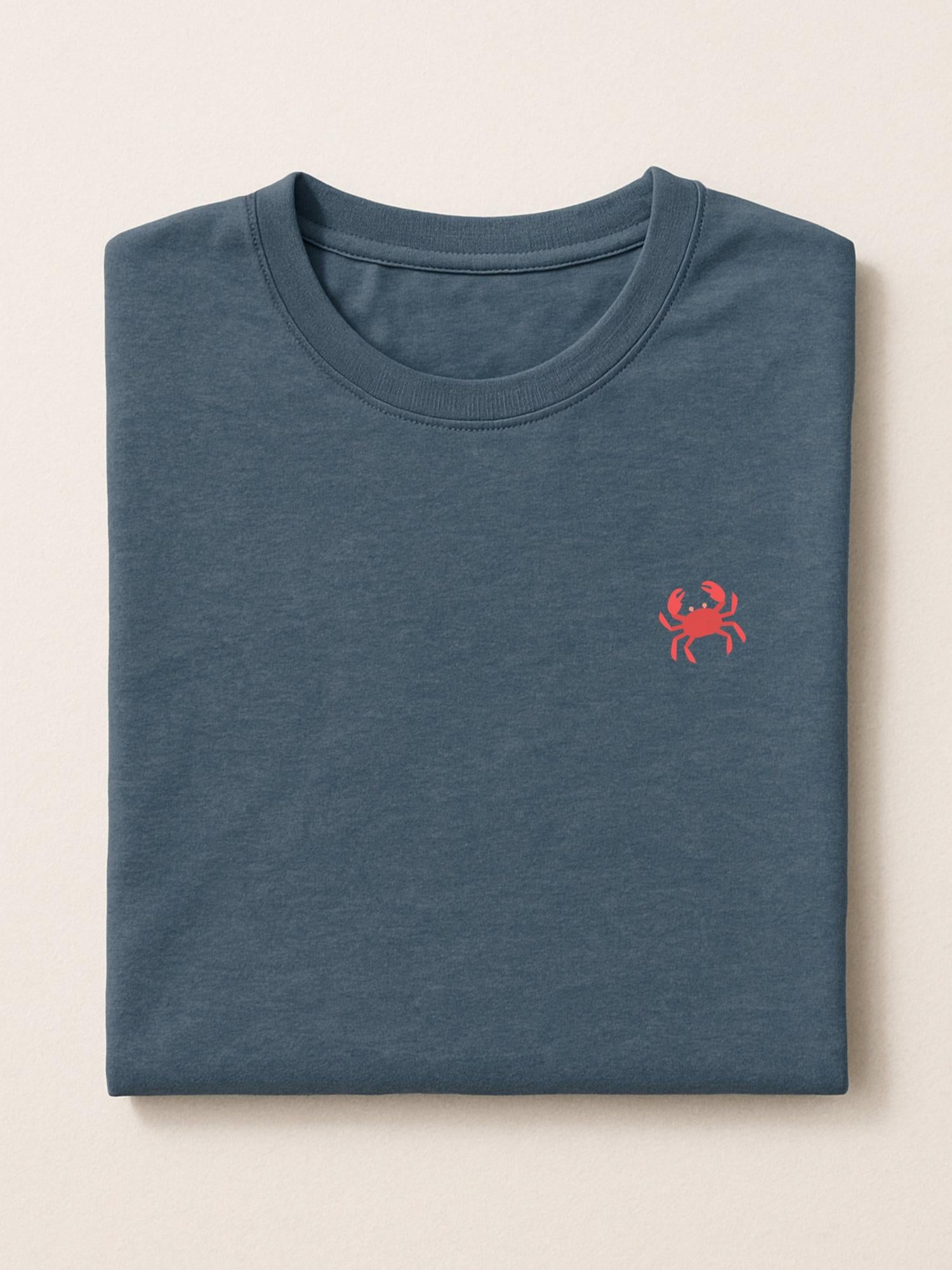Summer Minis - Crab - Regular/Oversized T-shirt Oversized Heather Blue by inspire.inc