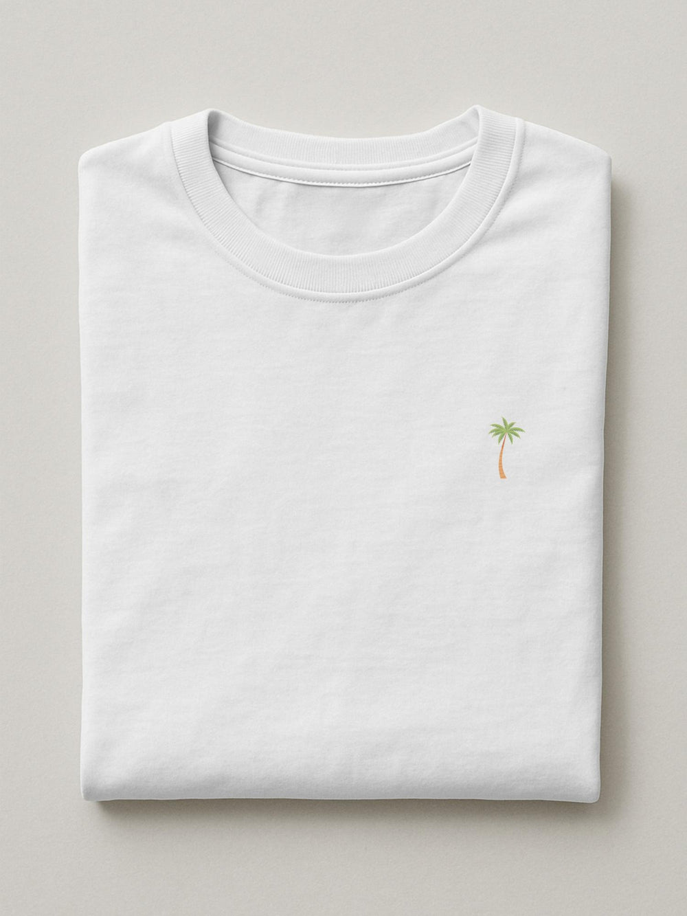 Summer Minis - Palm Tree - Regular/Oversized T-shirt Oversized White by inspire.inc