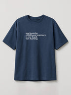 Sweet Memories - Regular/Oversized T-shirt Oversized Heather Blue by inspire.inc