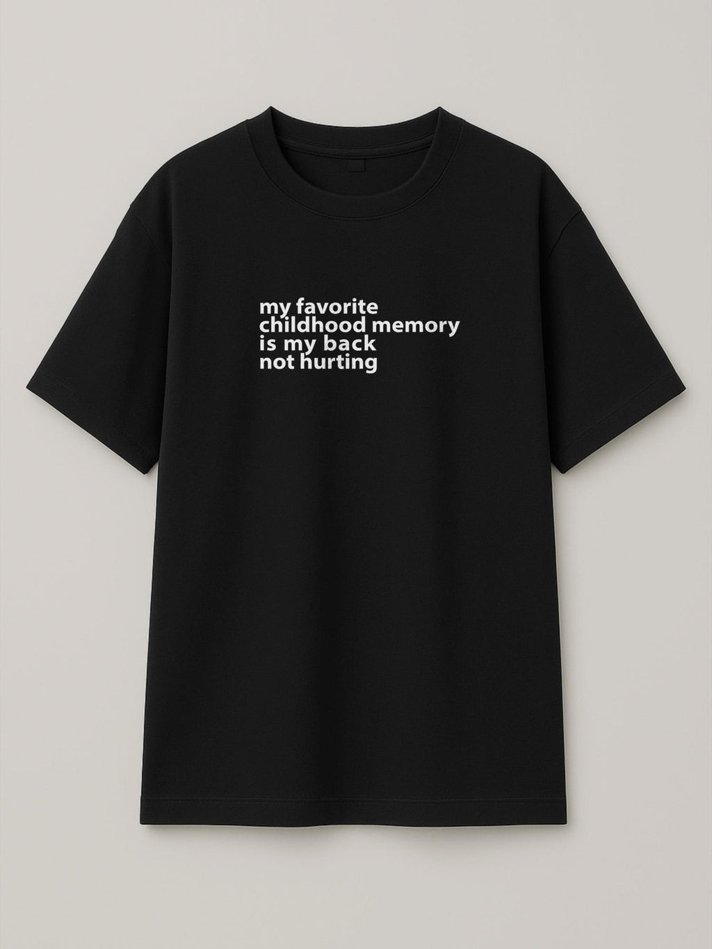 Sweet Memories - Regular/Oversized T-shirt Oversized Black by inspire.inc