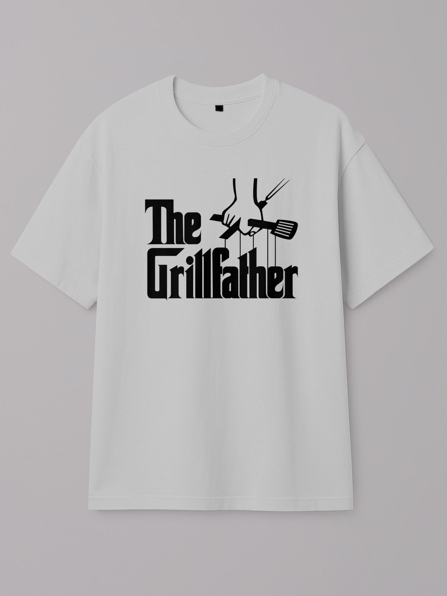 The Grillfather - Regular/Oversized T-shirt Oversized White by inspire.inc