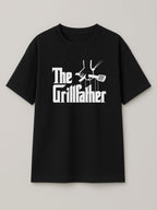 The Grillfather - Regular/Oversized T-shirt Oversized Black by inspire.inc