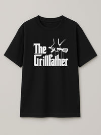 The Grillfather - Regular/Oversized T-shirt Oversized Black by inspire.inc