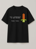 The Legend of Zelda - Not Alone - Regular/Oversized T-shirt Oversized Black by inspire.inc