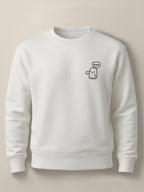 The Shade - Unisex Regular/Oversized Sweatshirt Regular White by inspire.inc