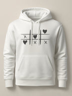 Tic Tac Hearts - Hoodie Light White by inspire.inc
