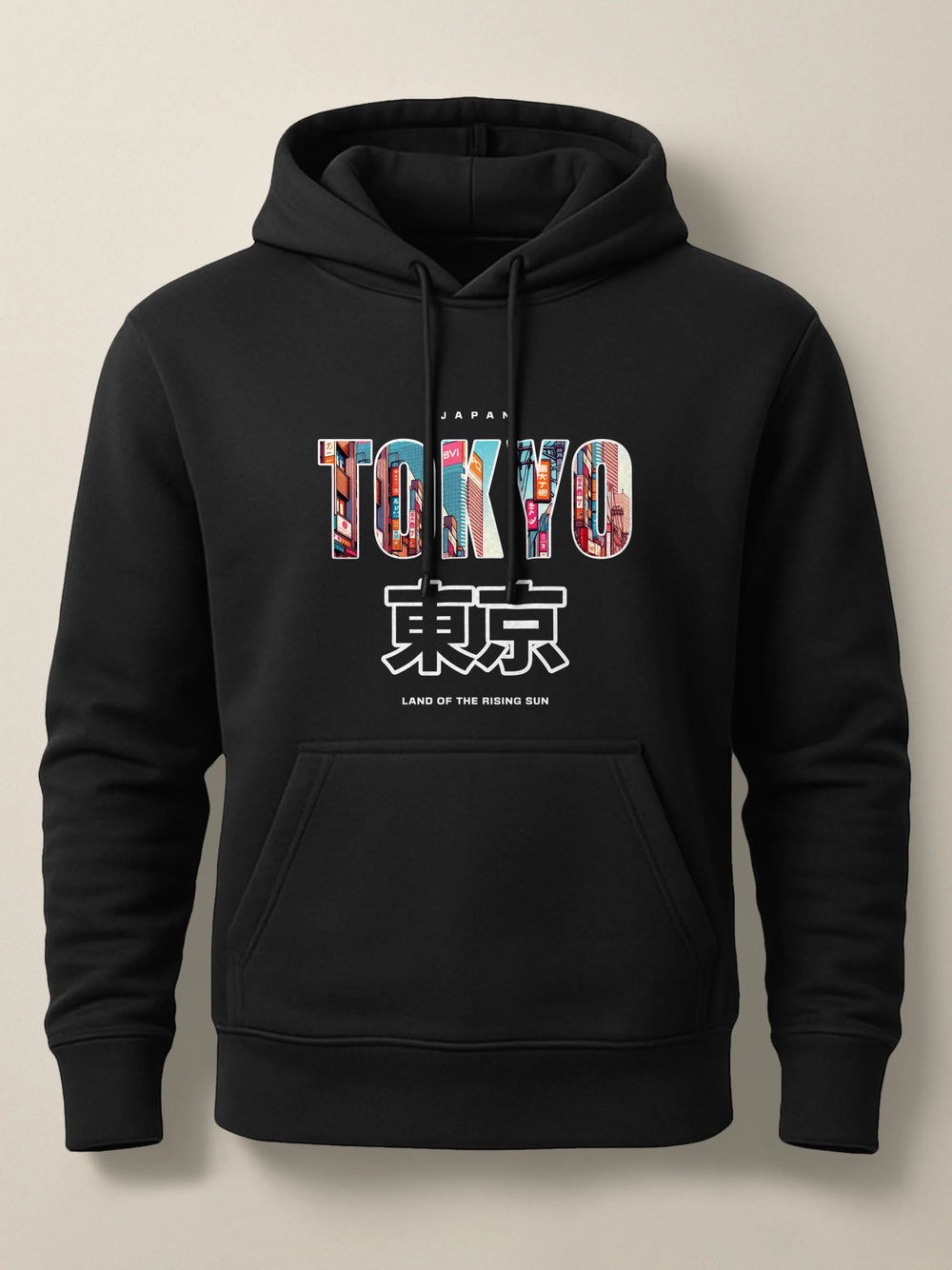 Tokyo Cityscape - Hoodie Black by inspire.inc