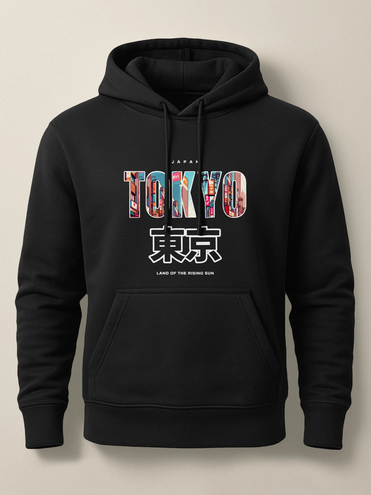 Tokyo Cityscape - Hoodie Black by inspire.inc