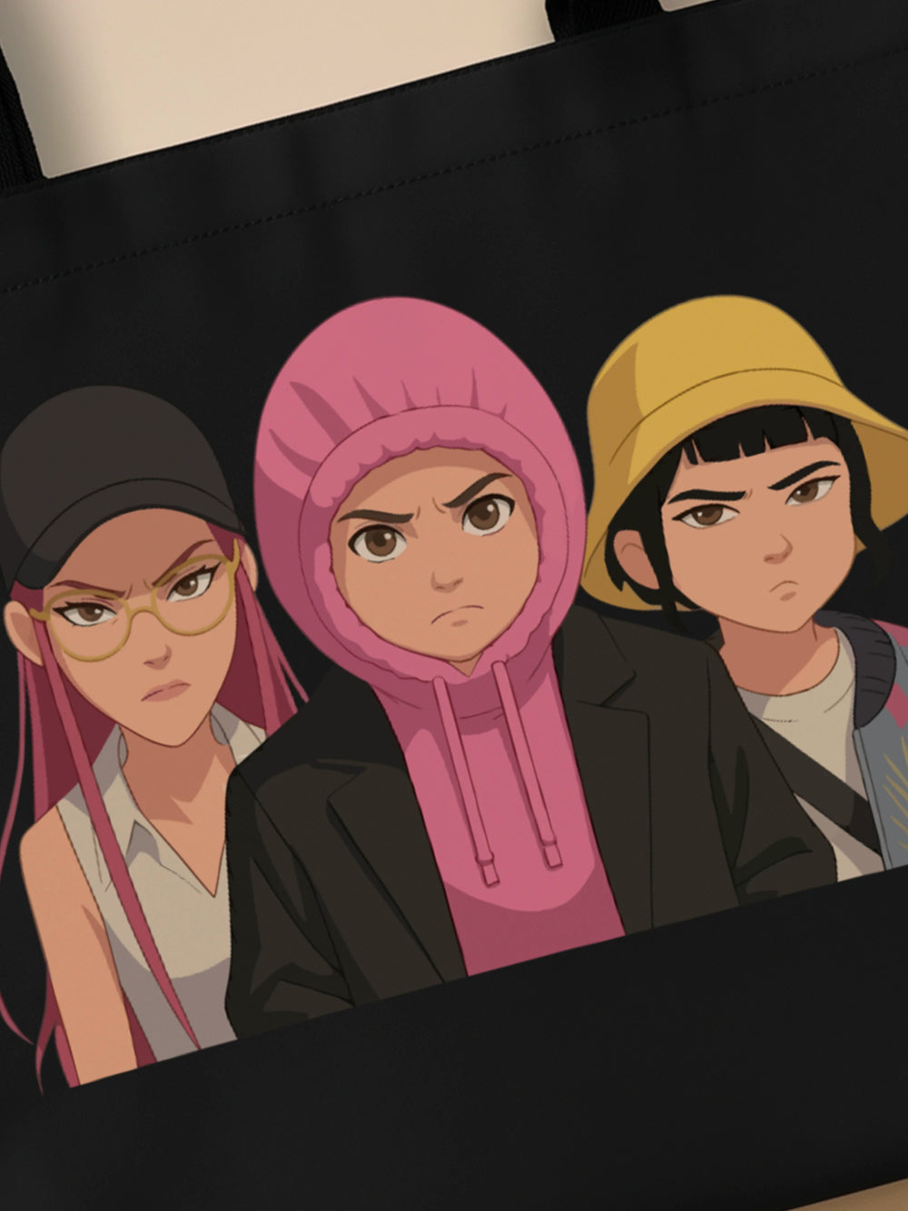 Kpop Demon Hunters - Undercover Idols - Neo Tote Bag by inspire.inc