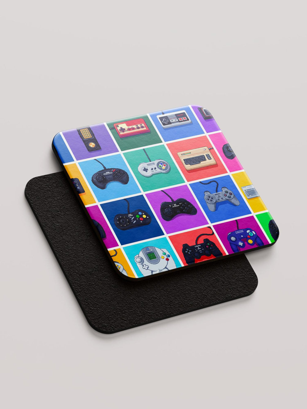 Video Games Mix 1 - Pack of 4 Coasters by inspire.inc