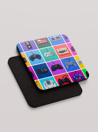Video Games Mix 1 - Pack of 4 Coasters by inspire.inc