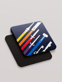 Video Games Mix 4 - Pack of 4 Coasters by inspire.inc