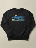 Vintage Sannine - Regular/Oversized Sweatshirt Black by inspire.inc