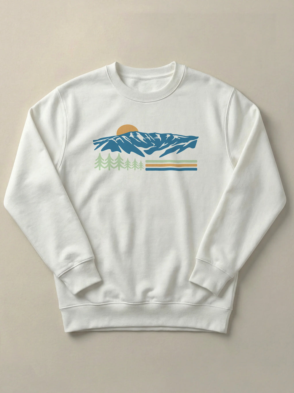 Vintage Sannine - Regular/Oversized Sweatshirt White by inspire.inc