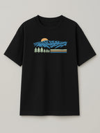 Vintage Sannine - Regular/Oversized T-shirt Black by inspire.inc