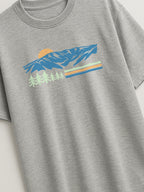 Vintage Sannine - Regular/Oversized T-shirt Light Heather Gray close-up by inspire.inc