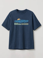 Vintage Sannine - Regular/Oversized T-shirt Heather Blue by inspire.inc