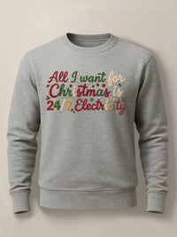 Wishful Thinking in the Dark - Regular/Oversized Sweatshirt Regular Gray by inspire.inc