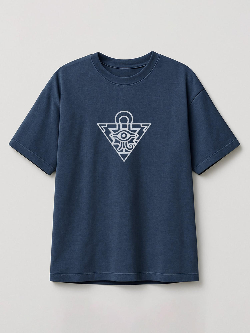 Yu-Gi-Oh! - Millennium Puzzle - Regular/Oversized T-shirt Oversized Heather Blue by inspire.inc
