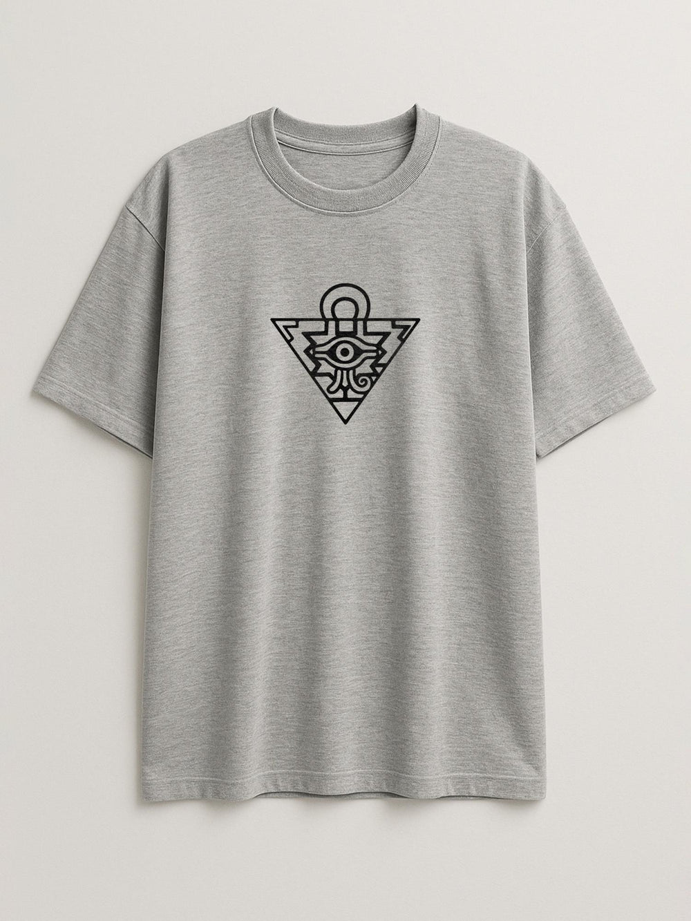 Yu-Gi-Oh! - Millennium Puzzle - Regular/Oversized T-shirt Oversized Light Heather Gray by inspire.inc