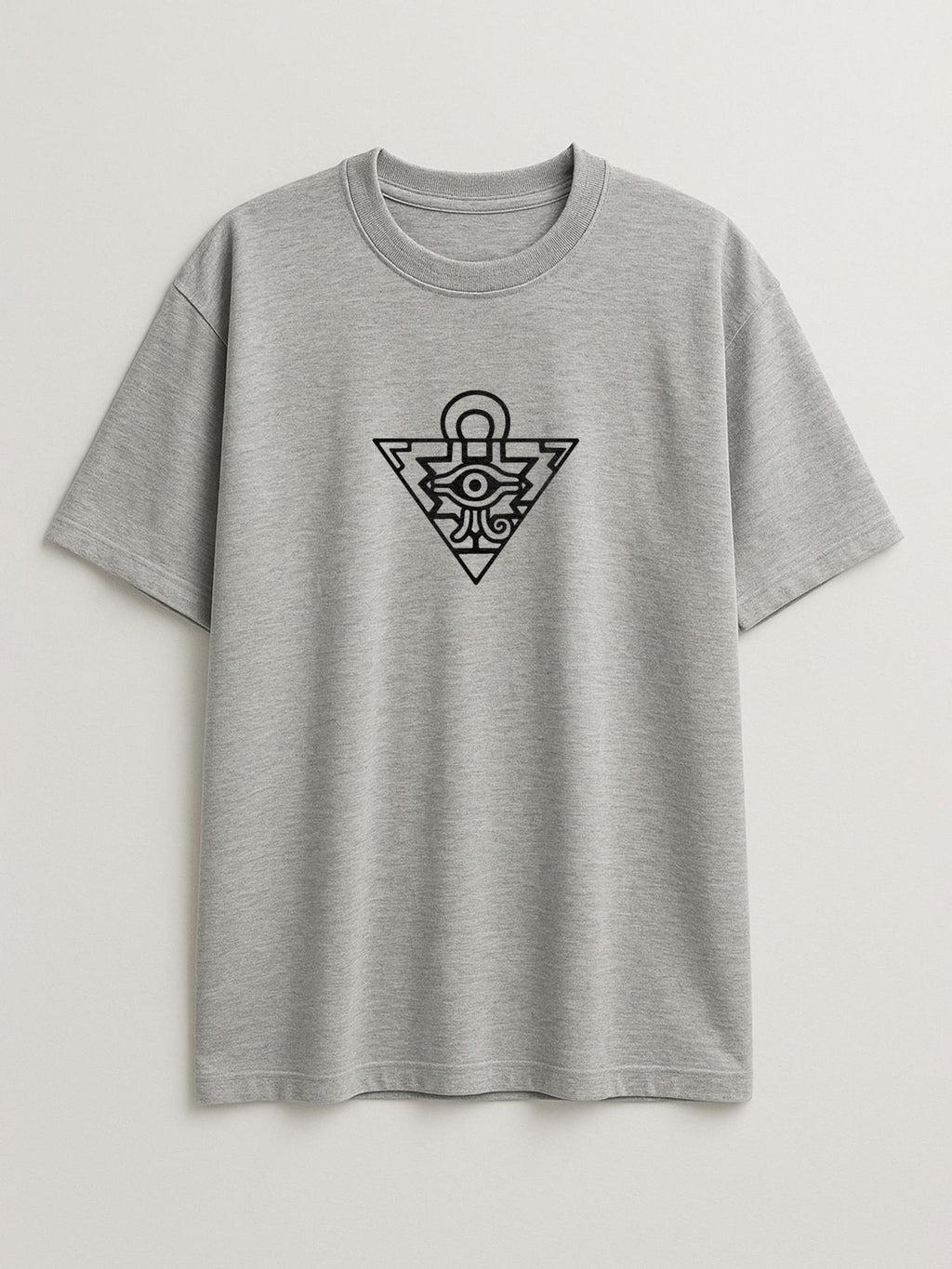 Yu-Gi-Oh! - Millennium Puzzle - Regular/Oversized T-shirt Oversized Light Heather Gray by inspire.inc